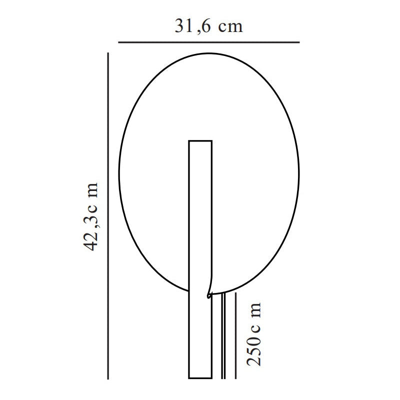 Настінний світильник H-42.3 cm D-31.6 cm G9 Black+White Plate 260809-100008537