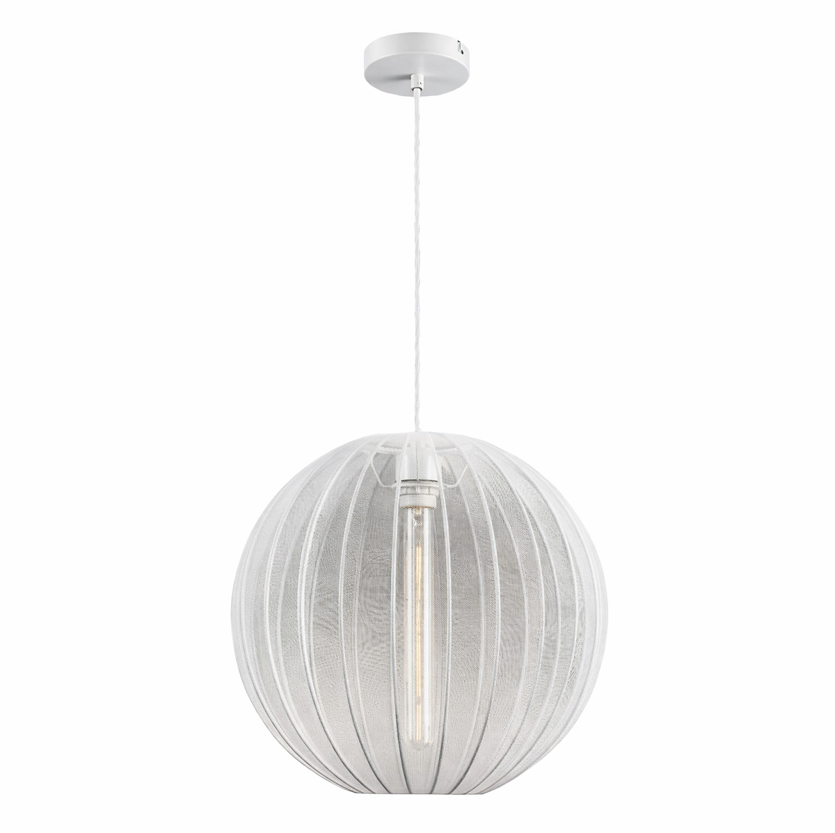 Світильник підвісний білий D-40 cm E27 Lightness Ball White 260140-100007226