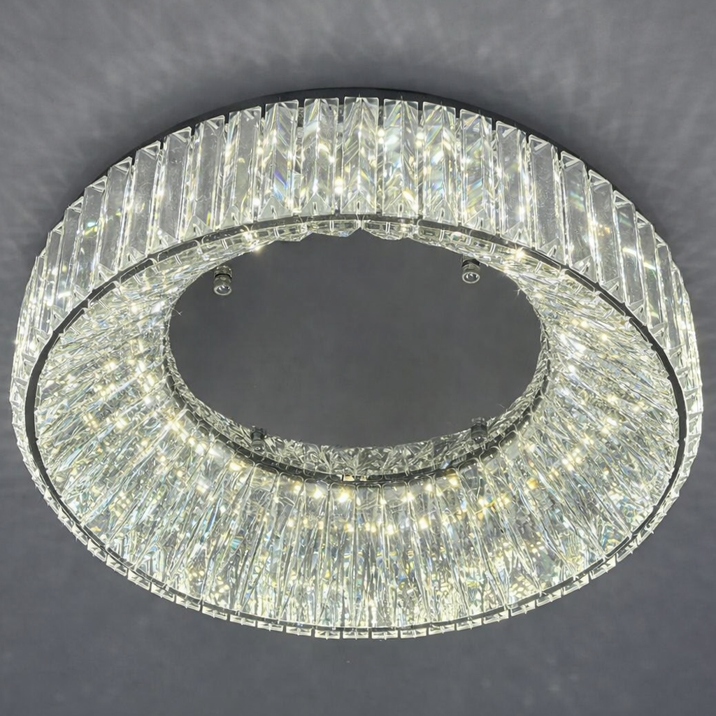 Стельова люстра Crystal Tube High D-30cm/ D-40cm/ D-50cm /D-60cm Chrome 250676-100005166