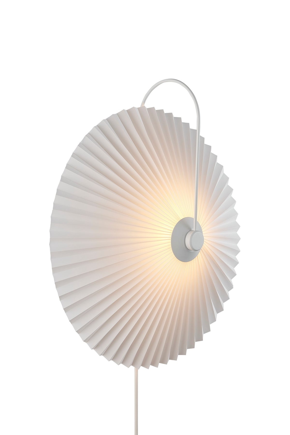 Настінний світильник білий D-45 cm H-50 cm E14 White Gofre Sunflower 250809-100005828