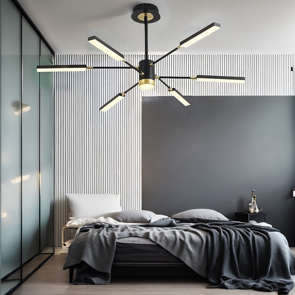 Підвісний світильник D-100 cm Led 48W Black + Gold Cosmic 241122-100003977