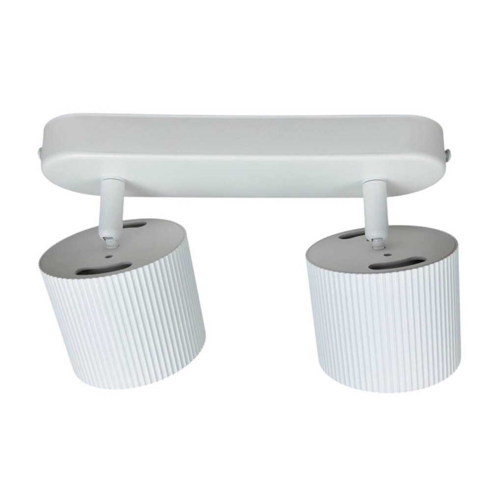 Точкові світильники білі H-13.5 cm D-5.5 cm GX53 White Gofre 260260-100007366