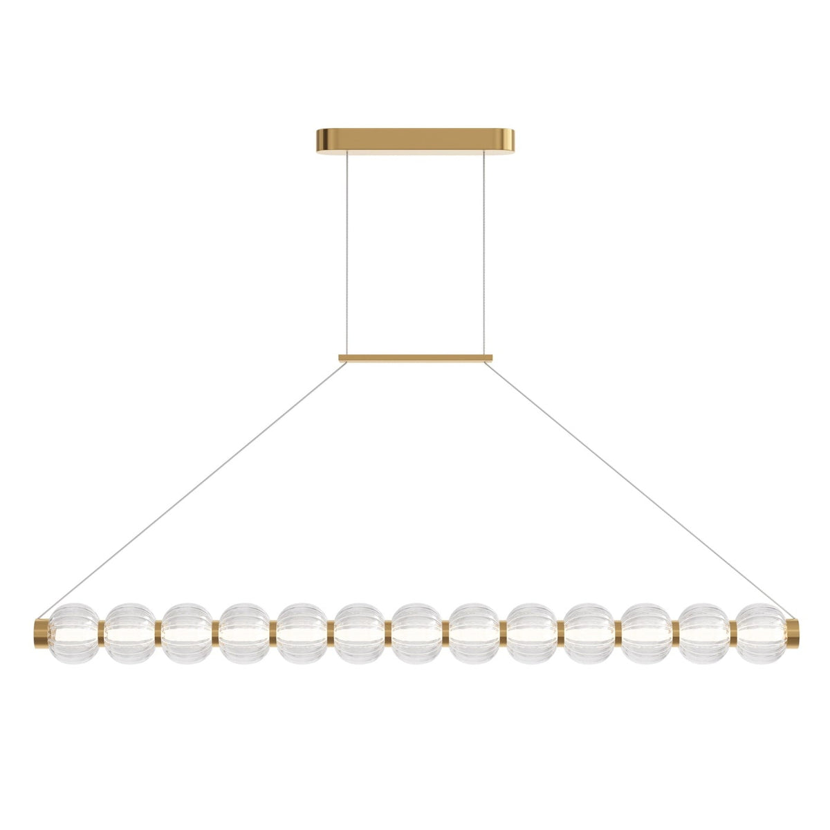 Підвісна люстра золота L-110 cm Led 22W 3000K Gold Pearls 260340-100007636