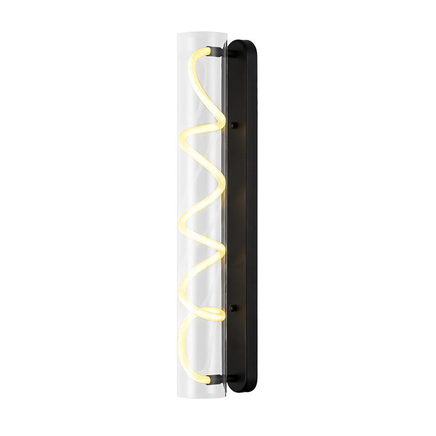 Настінний світильник чорний H-58 cm Led 11W 3000K Black Silk 260131-100007193