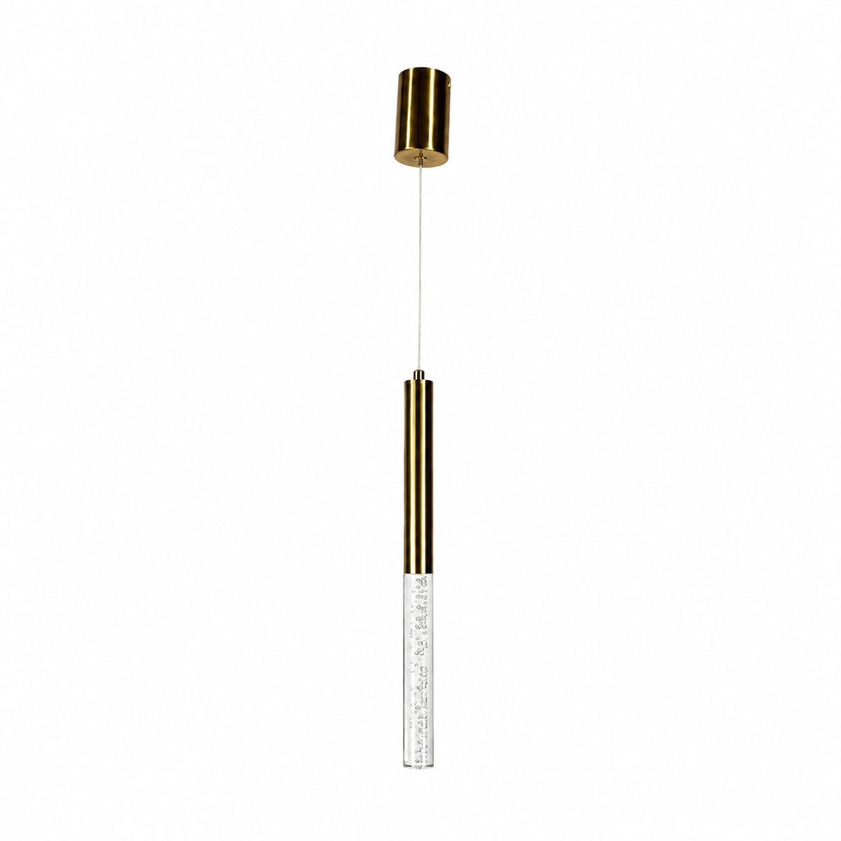 Підвісний світильник золотий L-41 /51 / 71 /81 cm Led 3W 4000K Gold Bubble Tube 251018-100006417