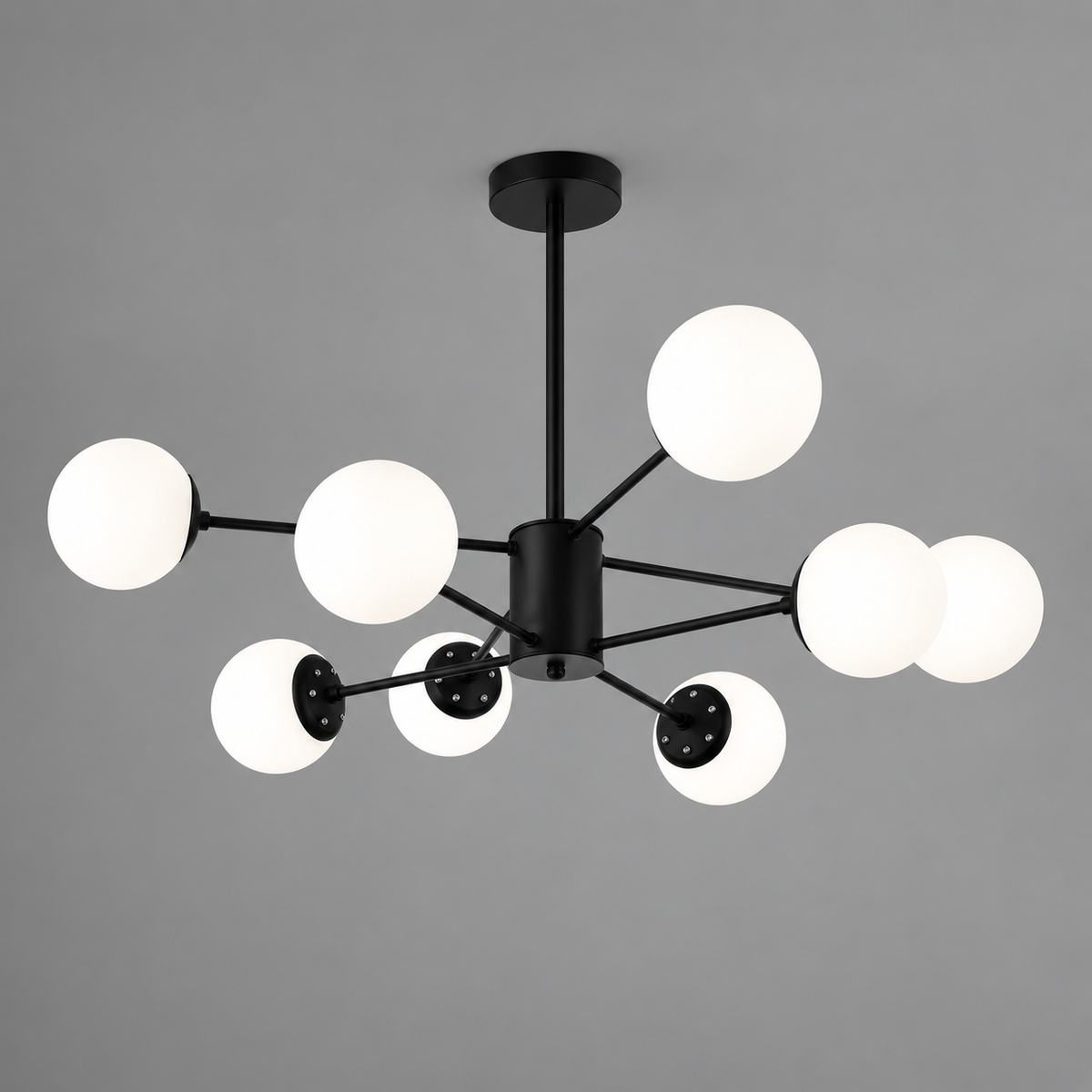 Люстри чорні Wendy modo 6 lamps / 8 lamps D-90 cm Black 230318-100001426