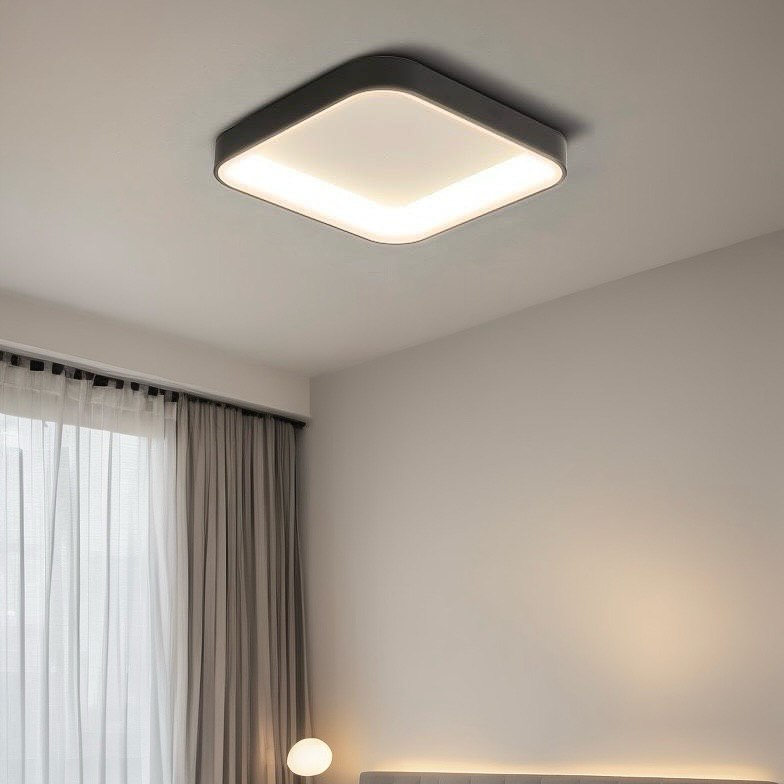 Стельові світильники Ceiling Squares H-6,5 см тонкі Ultraslim 3000- 6000K L-40 см Led 48W / L-50 см Led 76W Black 240619-100003369