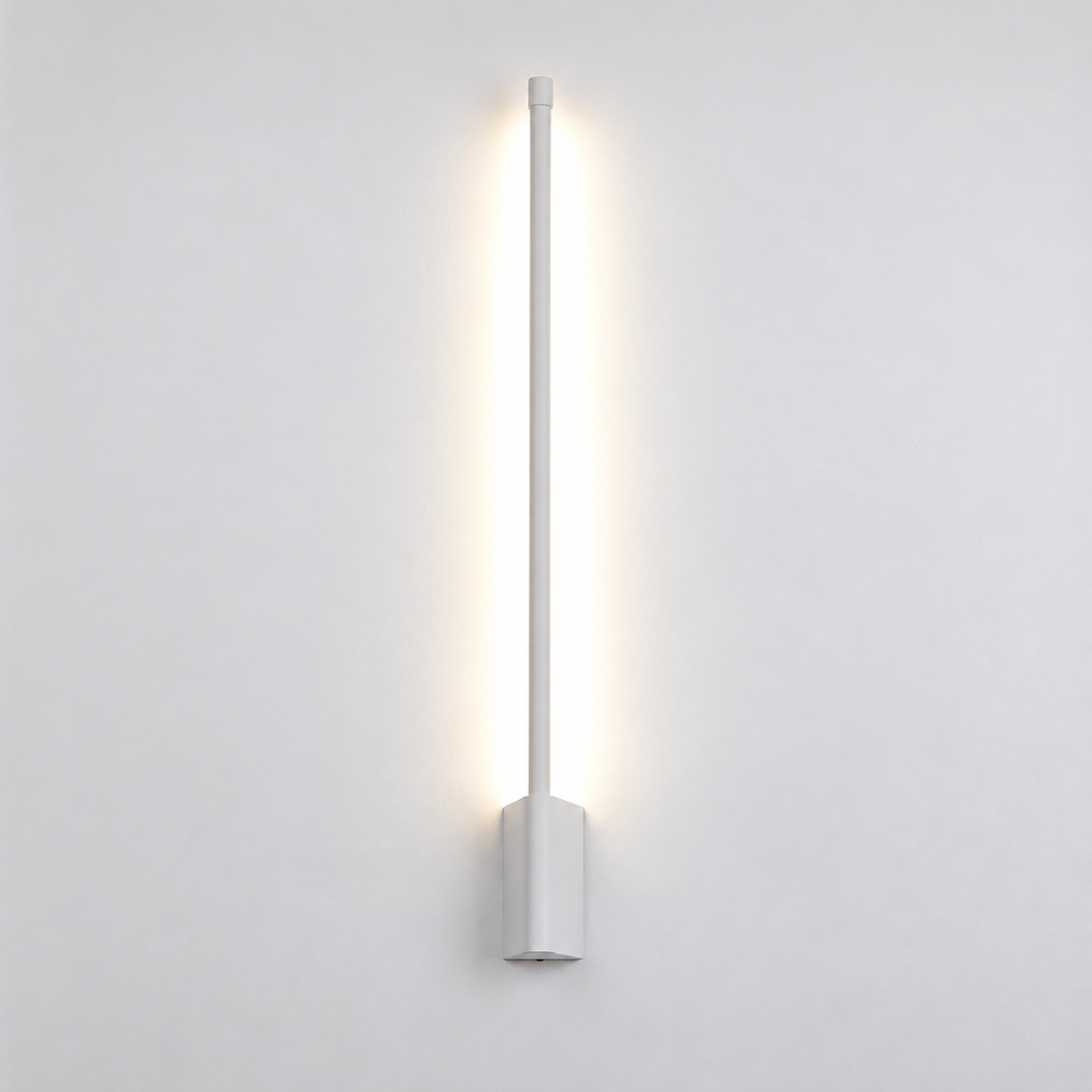 Світильник настінний білий H - 53 cm / 73 cm / 93 cm Led 6W / 10W / 14W 4000K White Pipe Line 260936-100008930