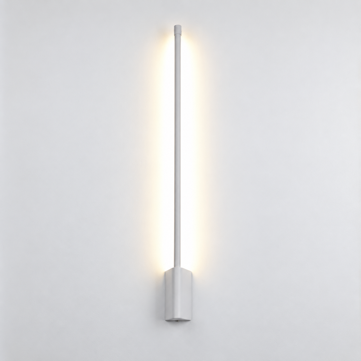 Світильник настінний білий H - 53 cm / 73 cm / 93 cm Led 6W / 10W / 14W 4000K White Pipe Line 260936-100008930