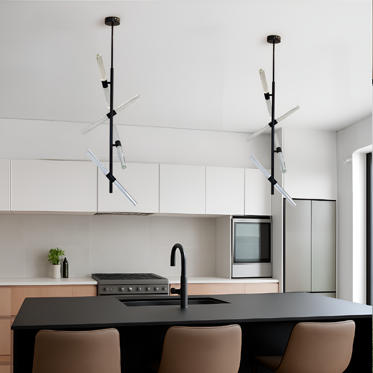 Люстра Tree 4000К 20W Ledх8 Black 250535-100005016