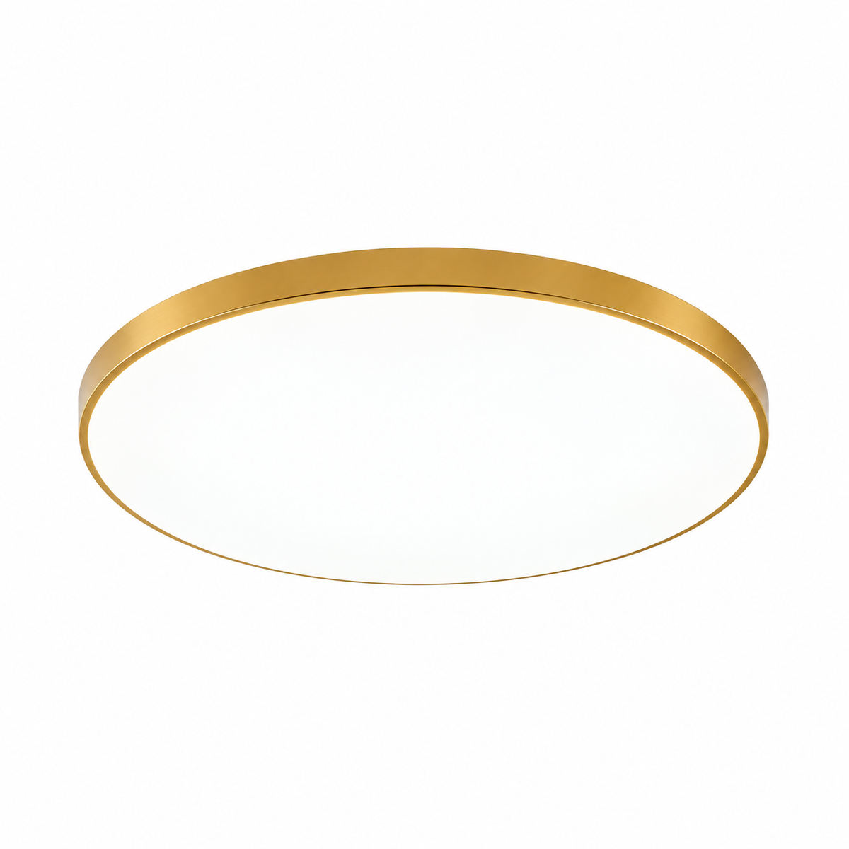 Світильник золотий стельовий H - 4 cm D - 37 cm Led 32W 4000K Gold + White Circle 260940-100008932