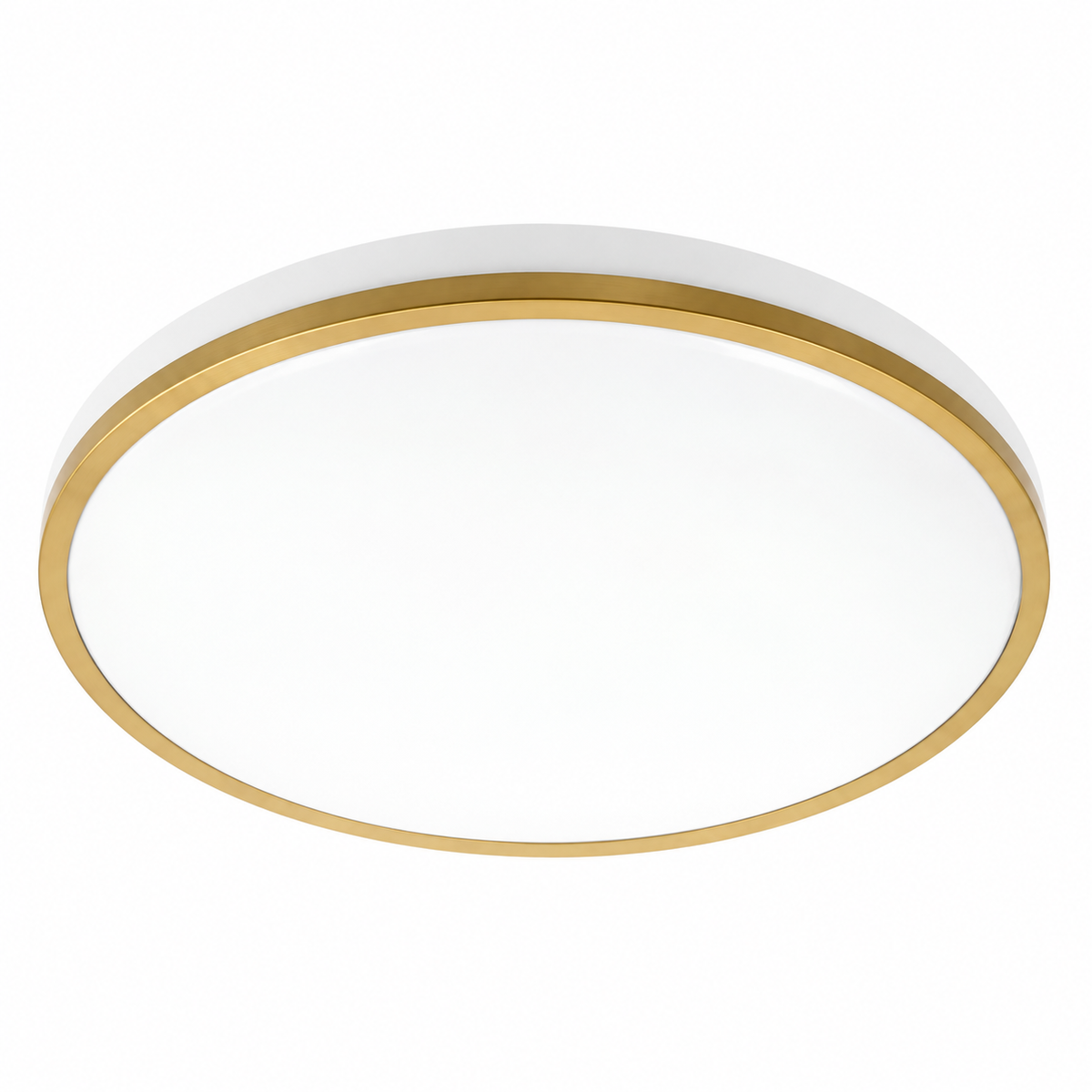 Світильник золотий стельовий H - 6 cm D - 34 cm Led 24W 4000K Gold + White Circle 260993-100008935