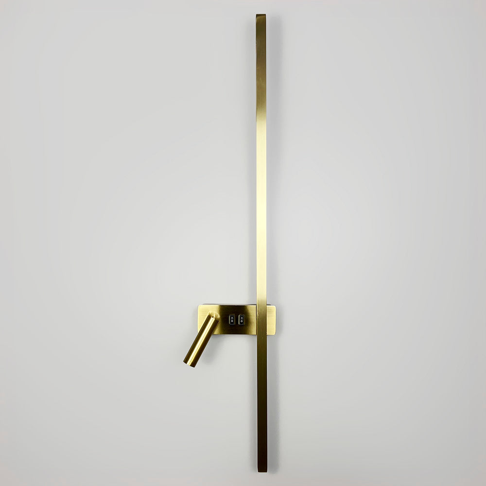 Настінні світильники з вимикачем на корпусі Strong line spot H-100 см Led 22W 4000K Left / Right Gold 250218-100004163