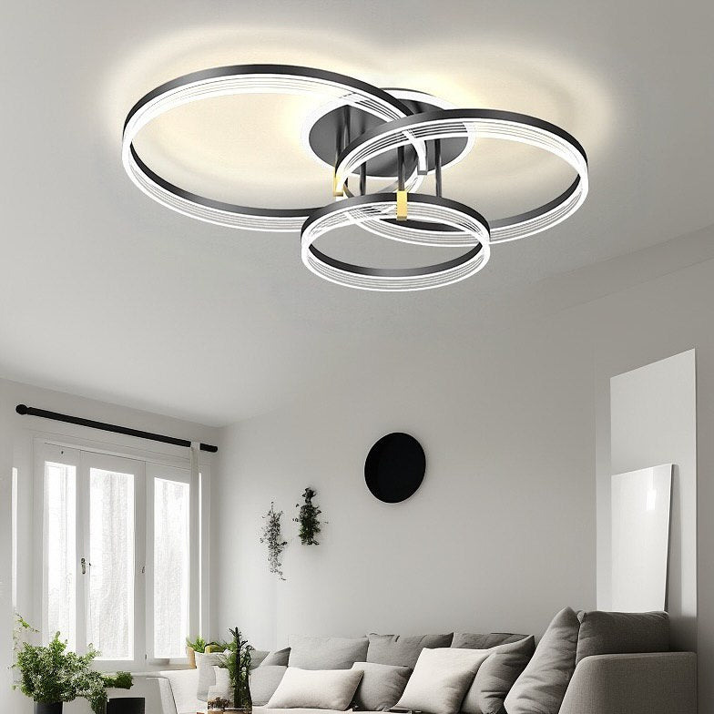 Стельова люстра Anelli H250 Led 100W 3000K 4000K 6000K + RGB Black 250335-100004233