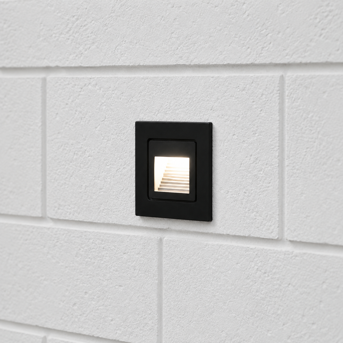 Світильник врізний чорний для підсвітки сходів H-5,8 cm Led 2W step light Black Brianna 260719-100008386