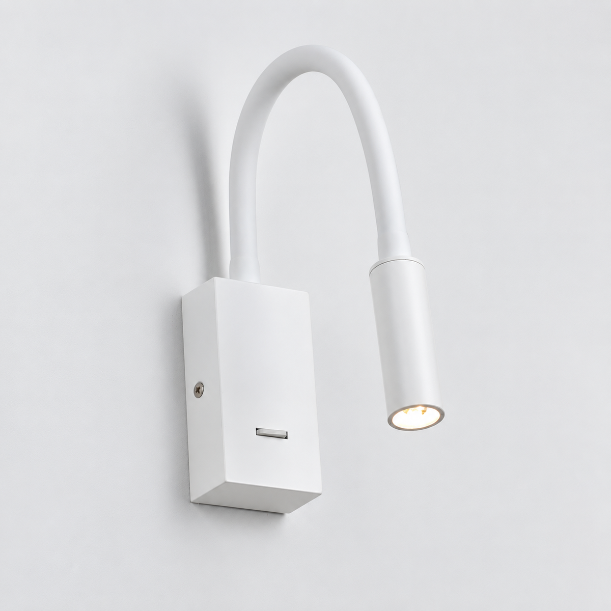 Світильник настінний білий з гнучким плафоном H - 20 cm G9 White Bendo 260936-100008949
