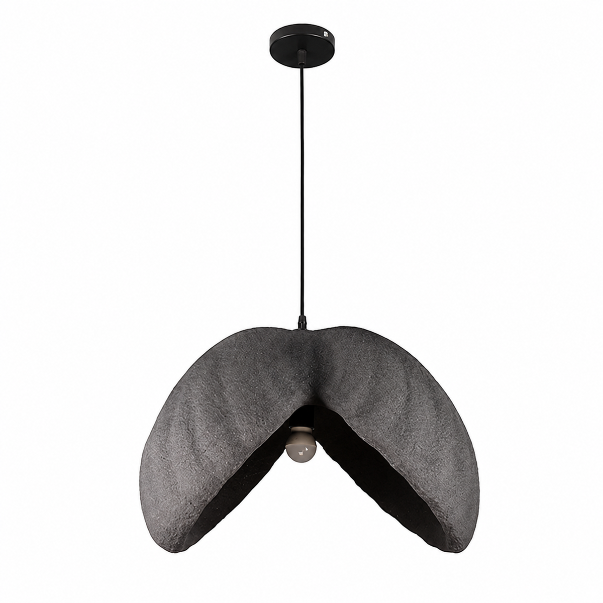 Підвісний світильник графітовий L - 48 cm E27 Black Wabi Sabi 260531-100007915
