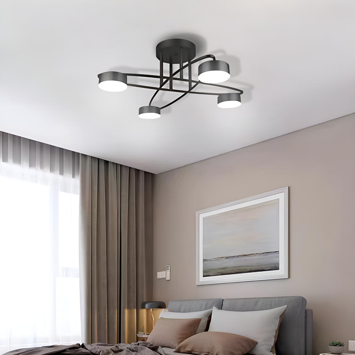 Люстра Satellite 28W Black 250476-100004465
