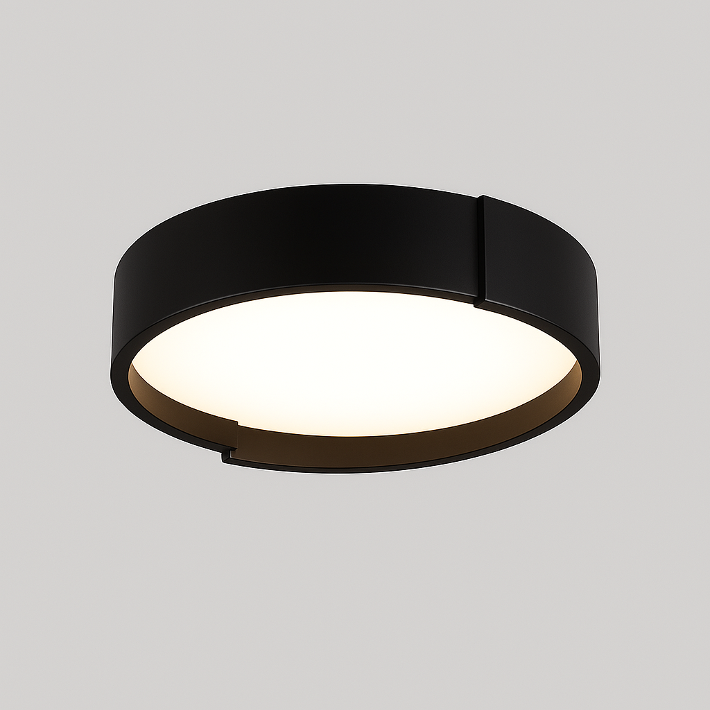 Стельовий світильник Rando H-10 D-40см 60W LED 3000K-6000K Black 250476-100004331