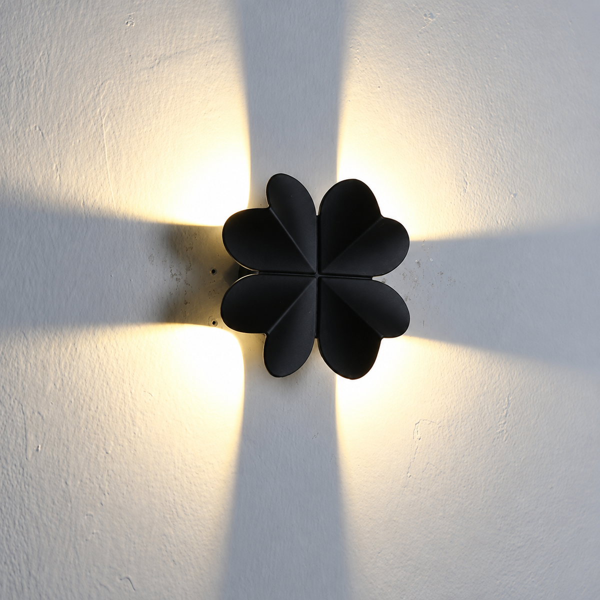 Світильник чорний настінний з променями L - 15,5 cm Led 4W 4000К Black Clover 260936-100008973