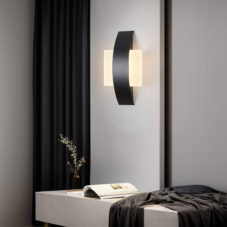 Настінний світильник L-25 cm Led 4W 4000K Black + White Square 250118-100004068
