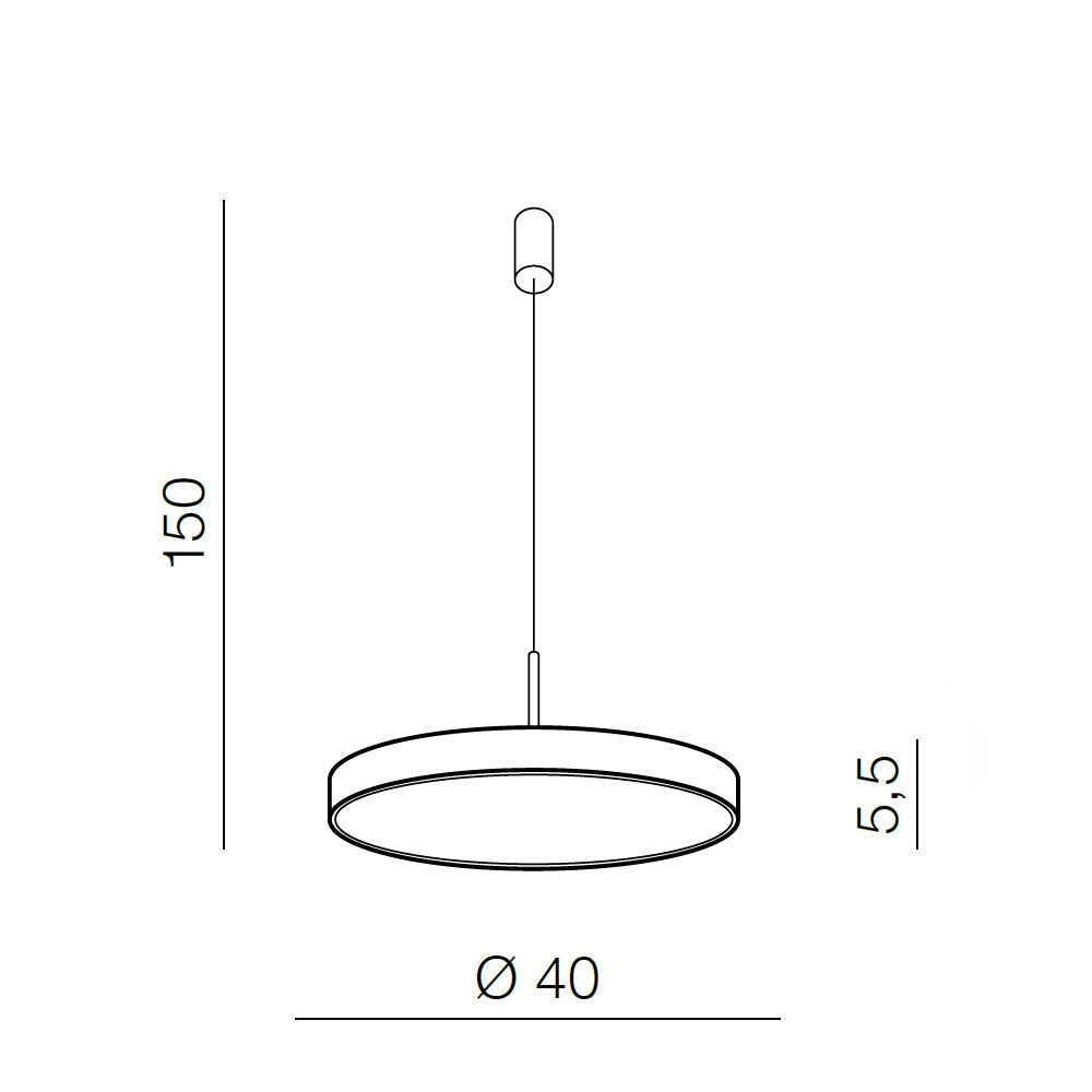 Підвісні люстри білі D-40 cm / D-60 cm Led White Astesa 251102-100006734