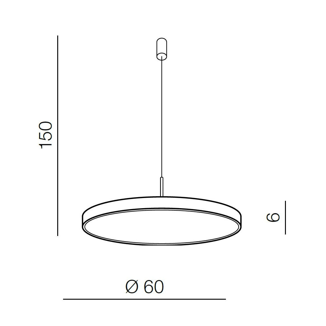 Підвісні люстри золоті D-40 cm / D-60 cm Led Gold Astesa 251102-100006735