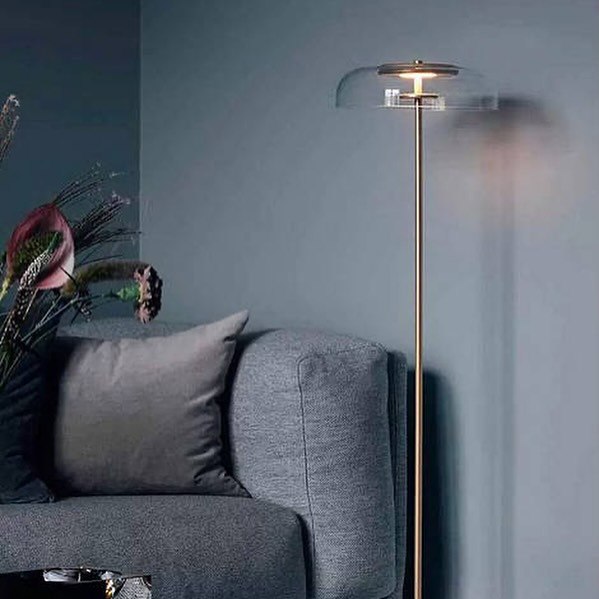 Підлоговий світильник торшер LED JELLYFISH GOLD/CLEAR D240 Led-модуль 240458-100003242