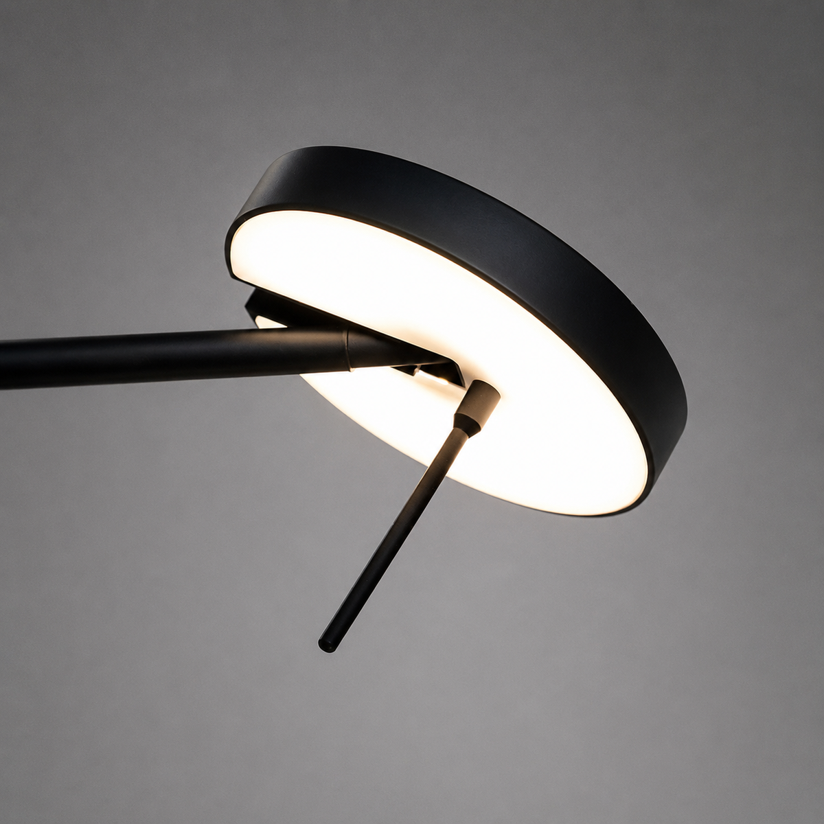 Cвітильник чорний настінний з поворотним плафоном H-23 cm W-38 cm Led 10W 3000K Black Slim Groky 260866-100008546