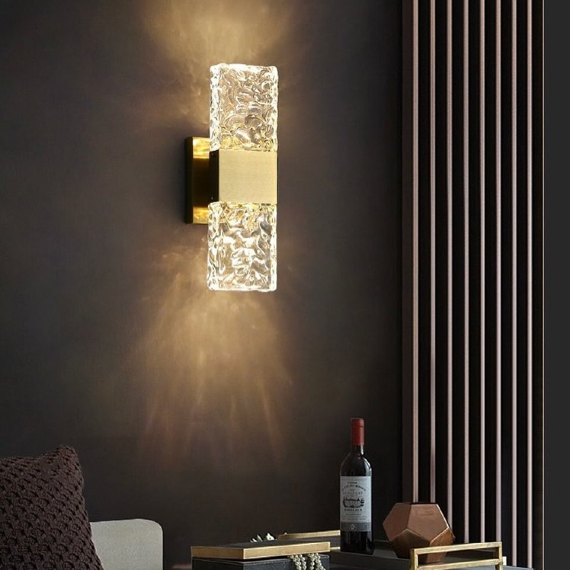 Настінний світильник wavy glass H-29 сm Led 8W Gold 240522-100003274