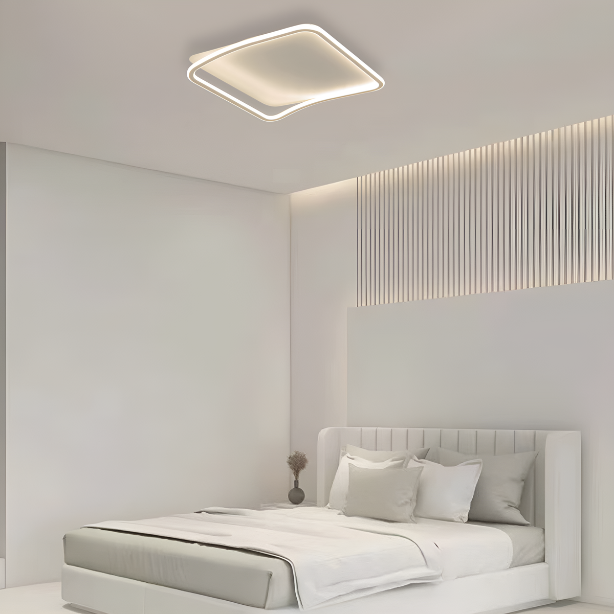 Стельовий світлодіодний світильник з пультом Geometry White 70W LED 250431-100004651