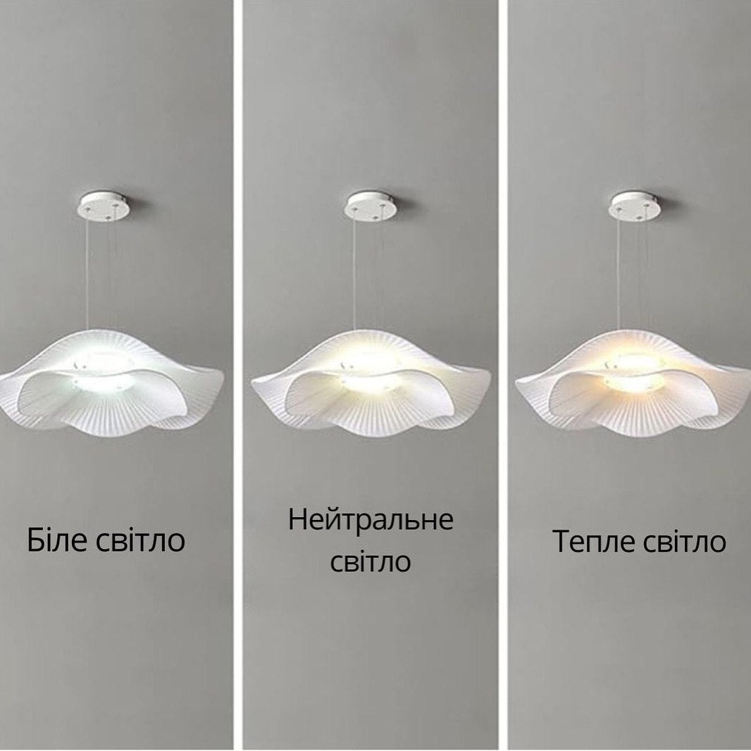 Підвісна люстра Blowing wind lamp D600 Led 14W 3000K 4000K 6000K White 240658-100003374