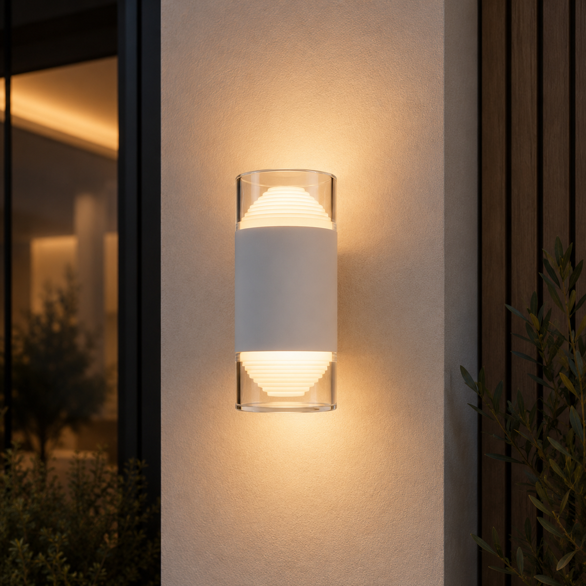 Настінний вуличний світильник білий Led 10W IP54 3000K White Tara 260619-100008160