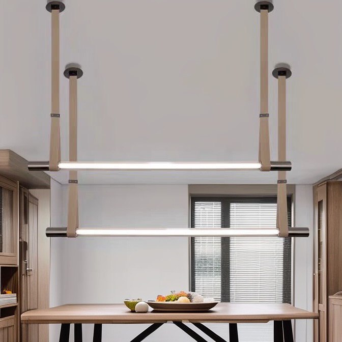 Підвісні світильники L-120 cm/ L-150 cm Led 20W / 26W Brown + Black Hawe 241122-100003972