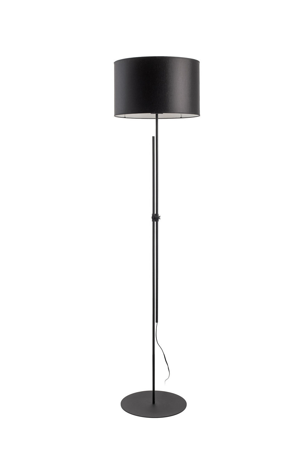 Торшер чорний з регулюючим плафоном H-160 cm E27 Black Fold 251263-100006995