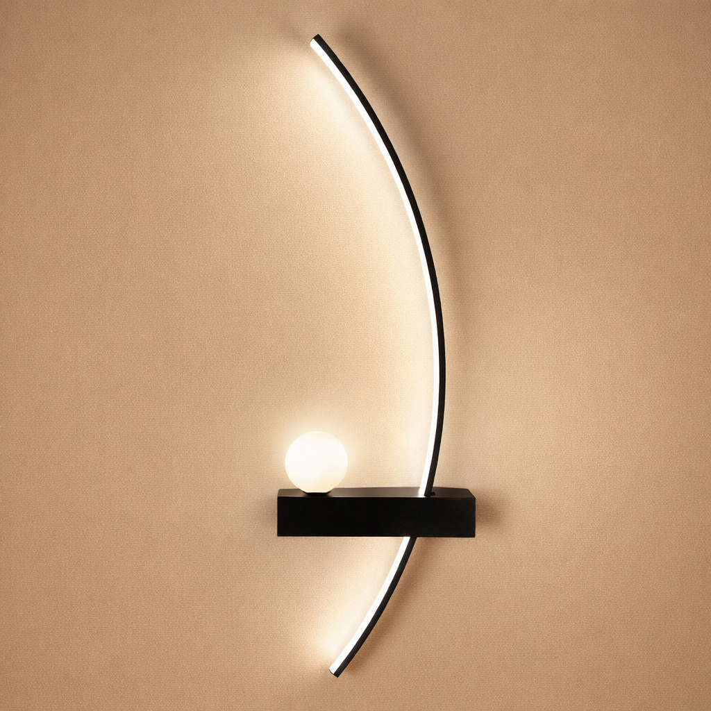 Настінні світильники чорні L-60 cm /L-80 cm / L-100 cm Led 12W/14W/18W 4000K Right / Left Black 250918-100002076