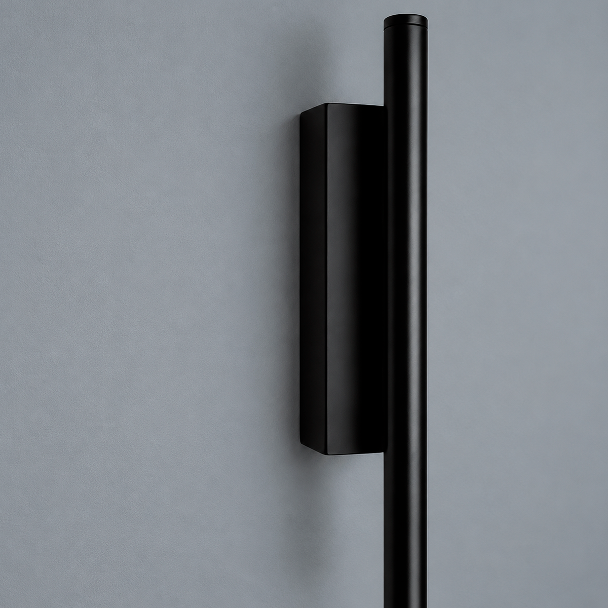 Світильник чорний настінний L-60cm / L-80 cm Led 5W / 10W Black Pipe Line Square B 251222-100006932
