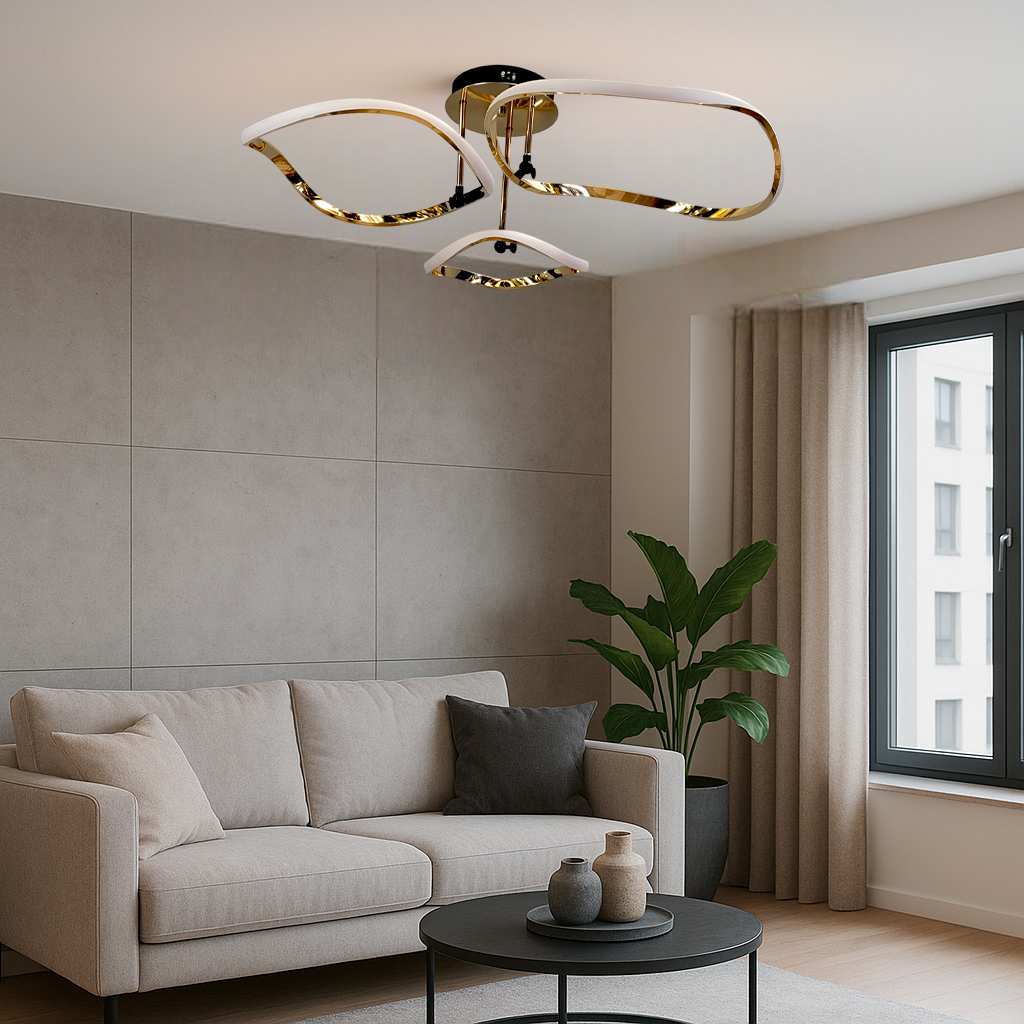 Люстра Loop Goldх3 D-30cm 45W 3000K 250535-100004998