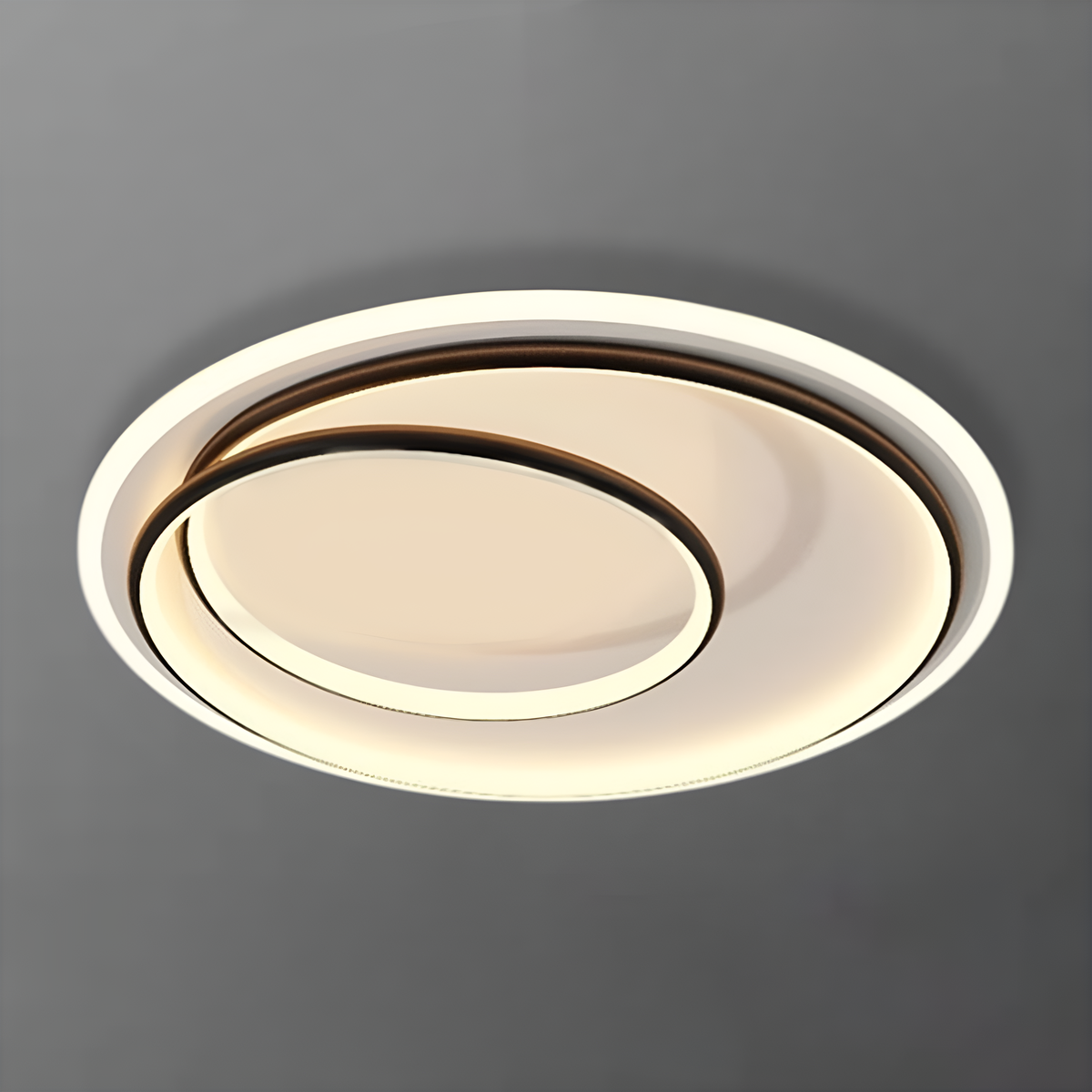 Стельовий світлодіодний світильник з пультом Geometry White + Black 60W LED 250431-100004656