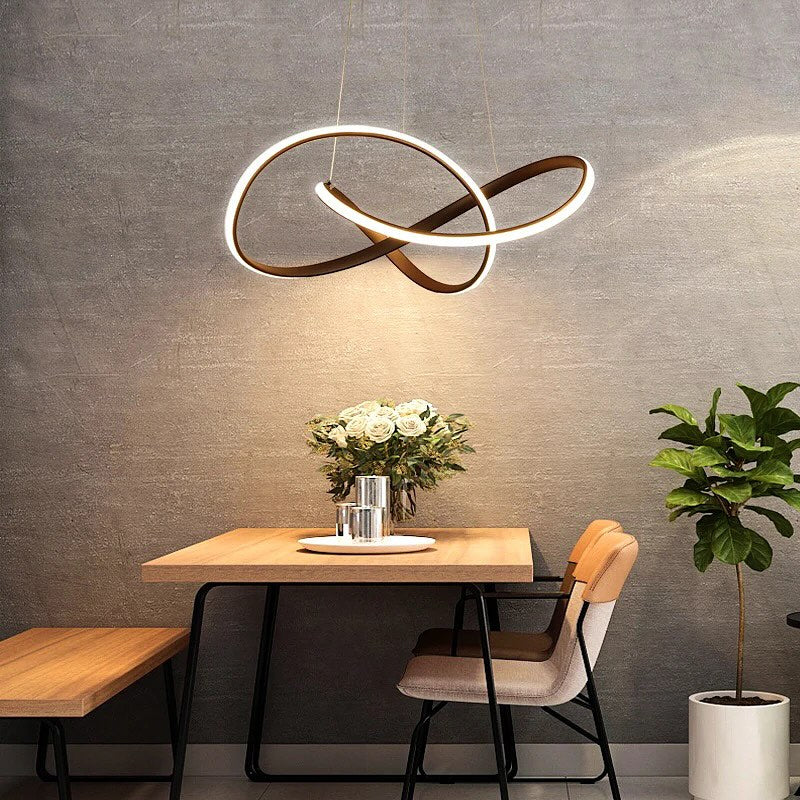 Підвісні світильники з пультом Pin knot L540 x L500 Led 40W 3000K 4000K 6000K Silver / Black 240419-100003233