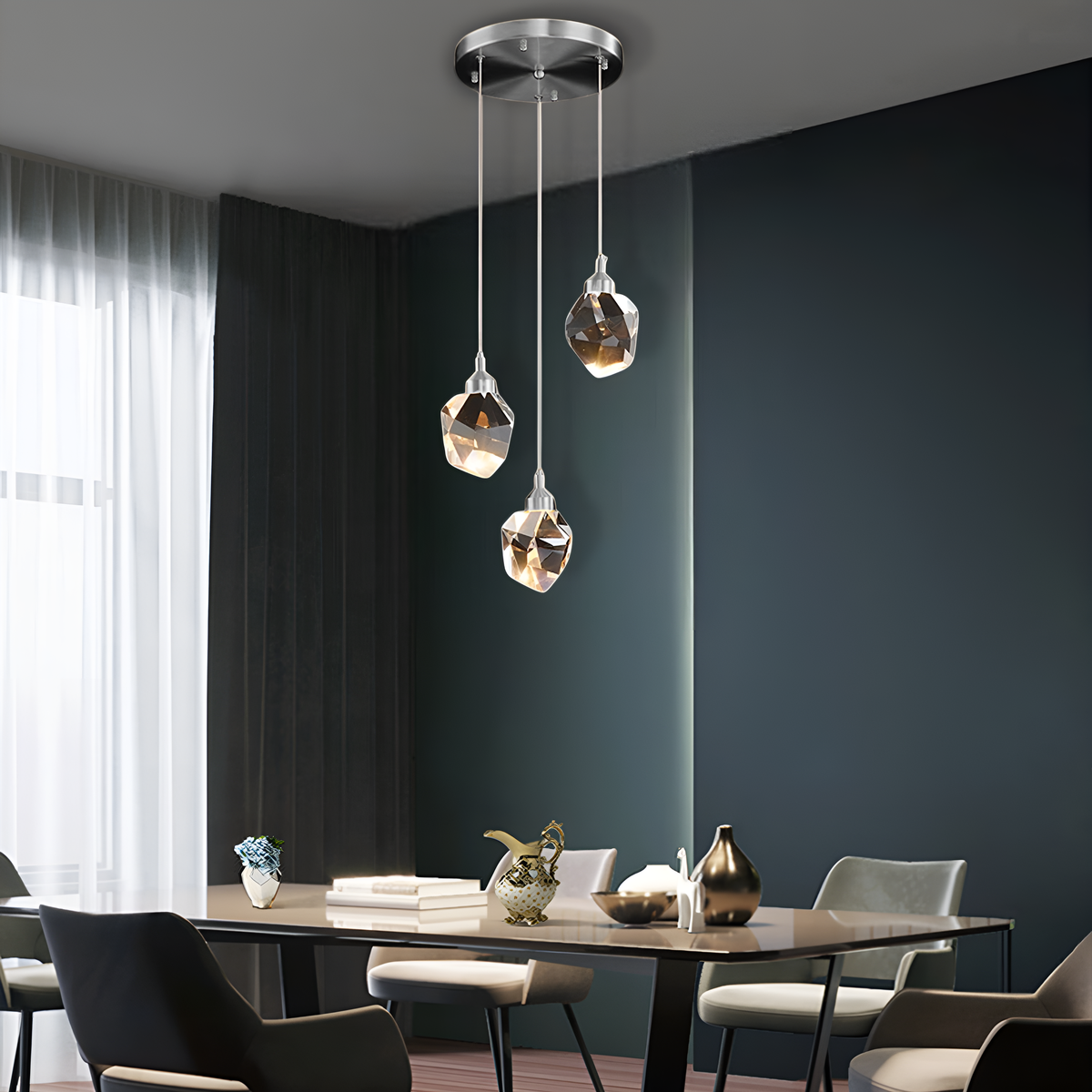 Люстра Crystal shine 3 Chrome 250576-100004708