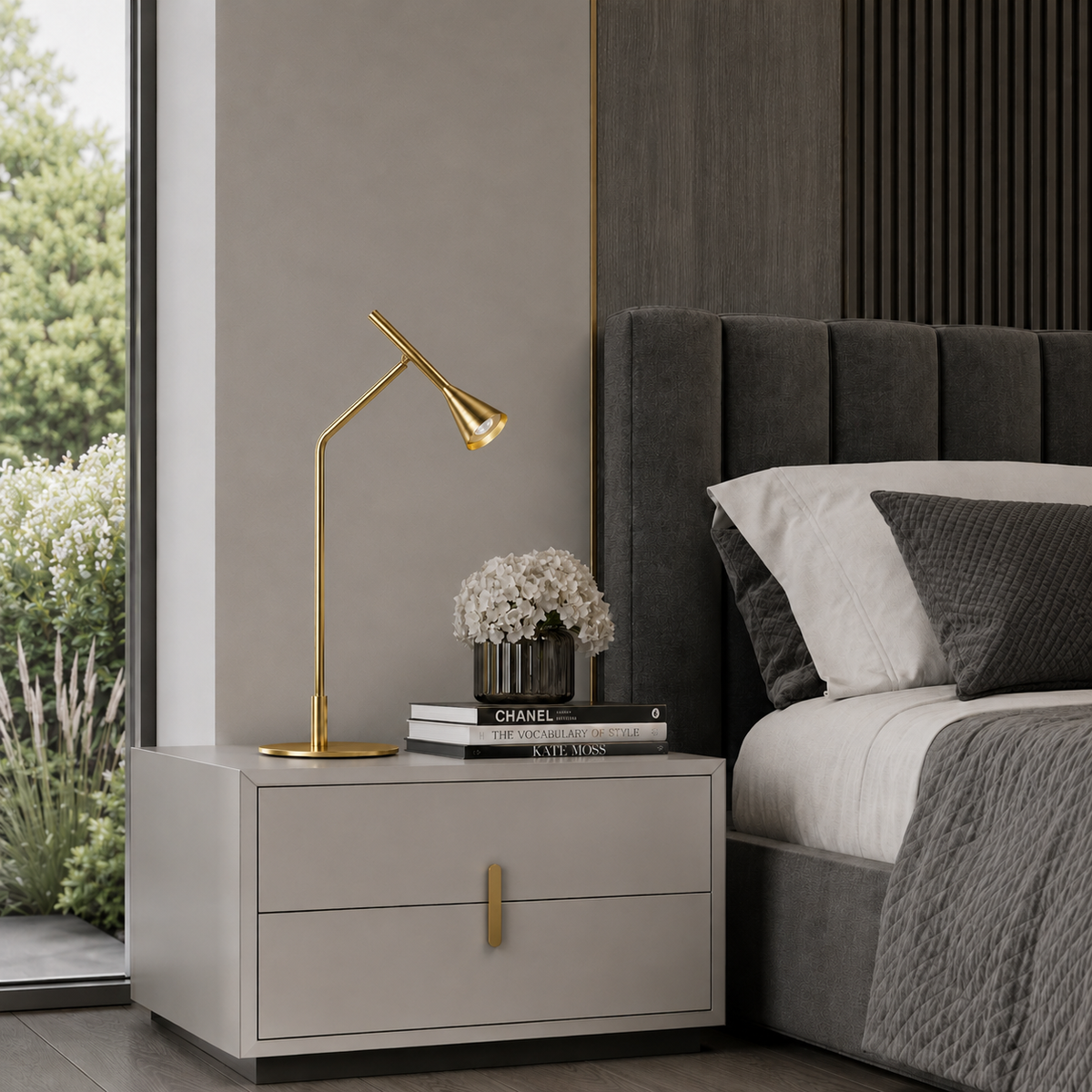 Настільна лампа золота Н - 65,5 cm Led 6,5W 3000K Gold Cassey 260840-100008759