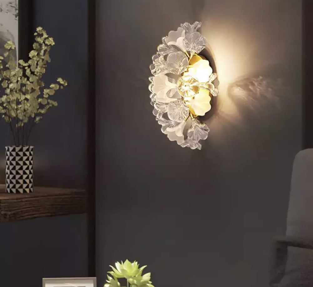 Настінний світильник Flower tender L500 2xE14 Gold 250318-100004221