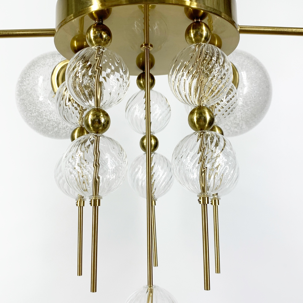 Підвісні світильники D-70 cm 6xE27 / D-78 cm 8xE27 Brass Luxury Ann 231018-100002674