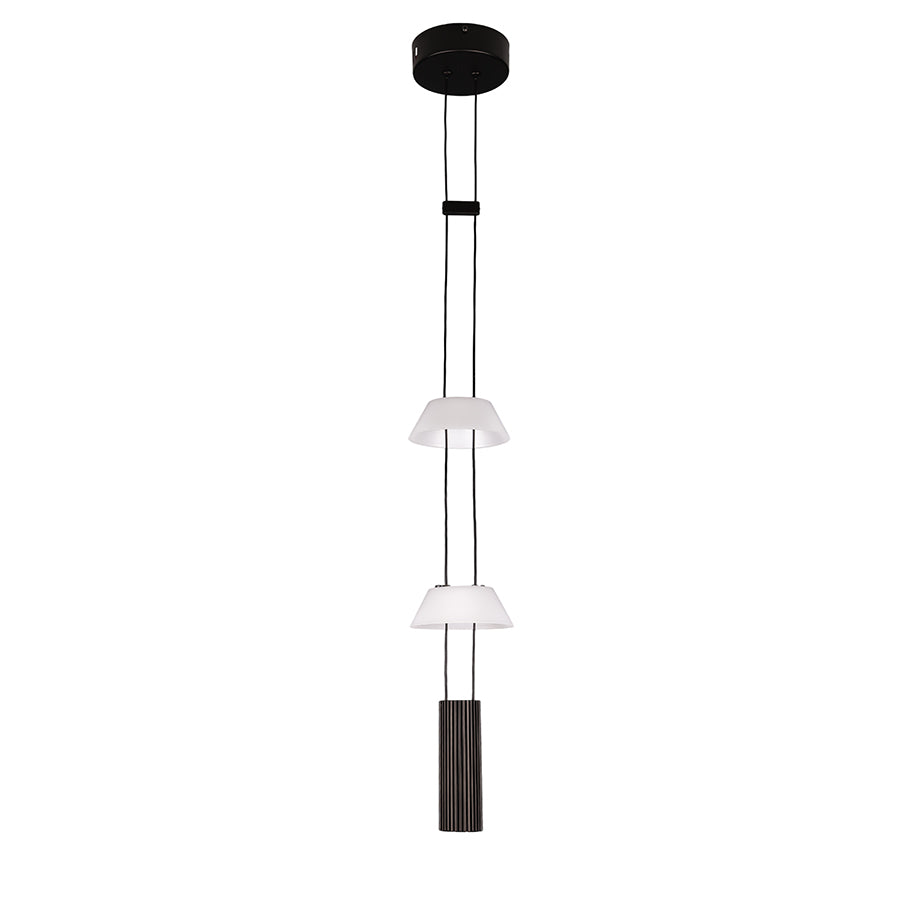 Підвісний світильник з двома круглими плафонами на окремих підвісах # Розмір_120+120