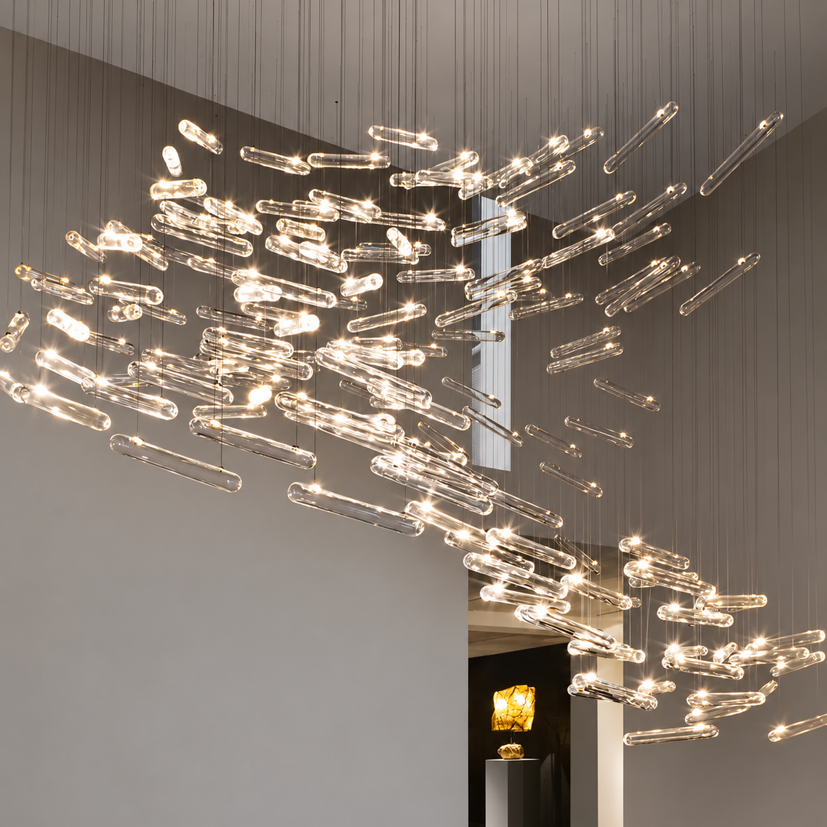 Каскадні люстри кастомізовані і D-100 cm / D-120 cm Led White Cascade 261058-100009070