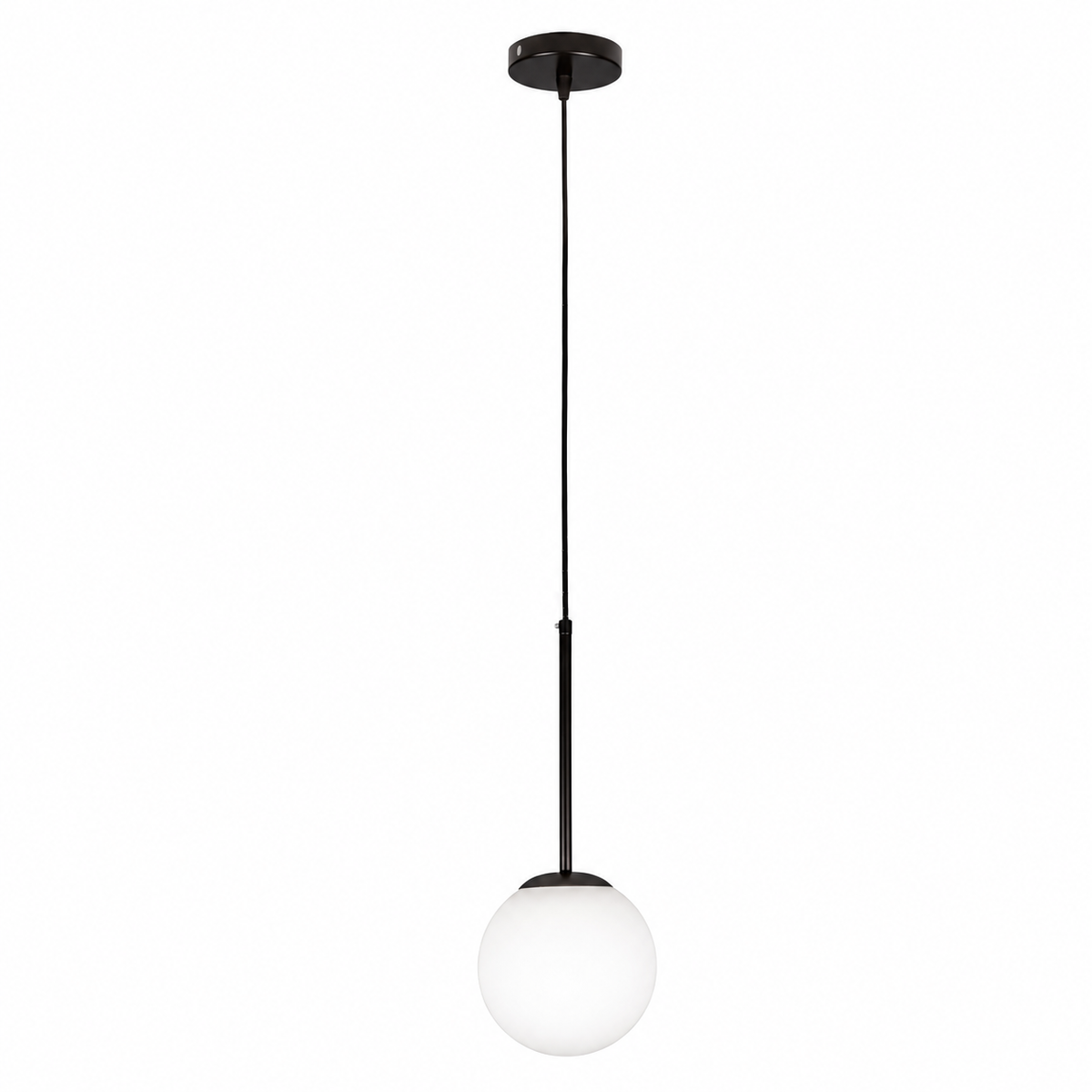 Підвісний світильник D-15 cm E27 Black+White Bollo 260931-100008833