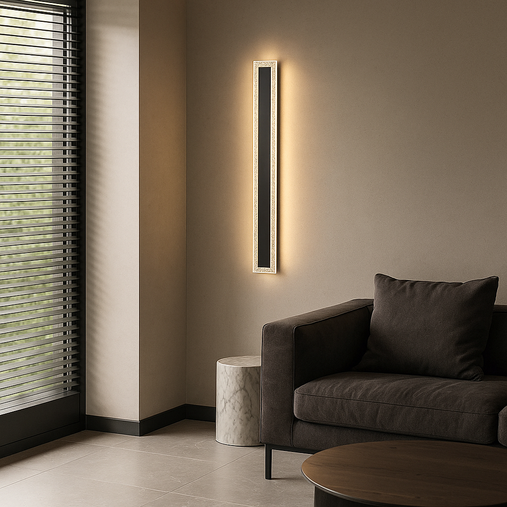 Настінні світильники чорні L-40 cm / L-60 cm Led 3000K-6000K Black Longi flat 251122-100006614