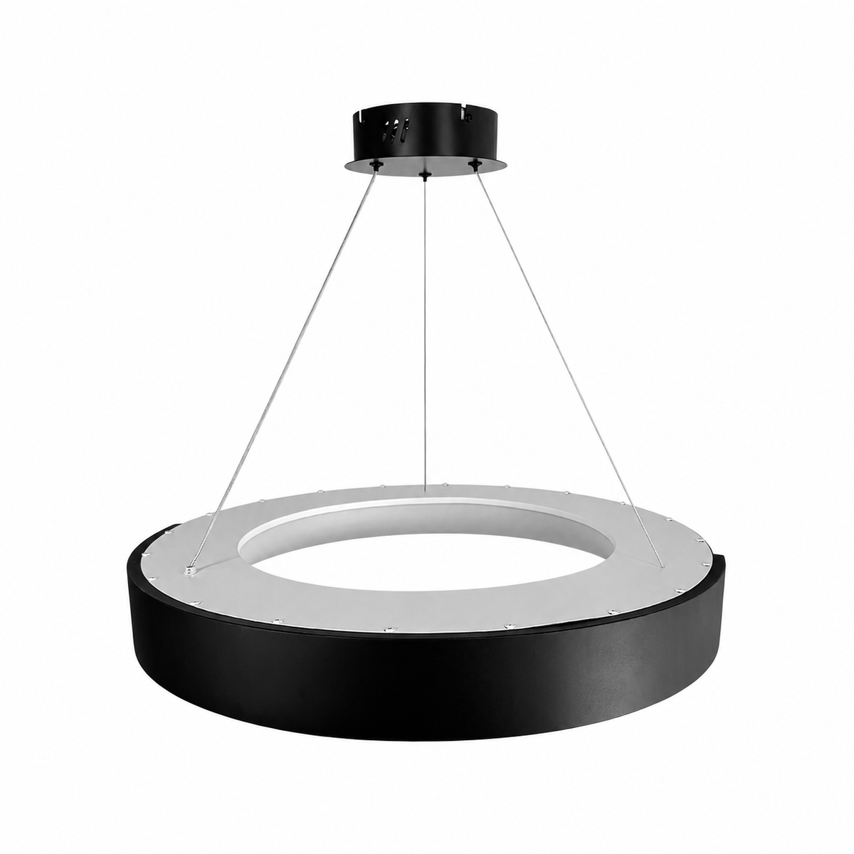 Підвісні люстри чорні D-50 cm / D-62 cm Led 3000K-6000K Black Circle 260918-100008862