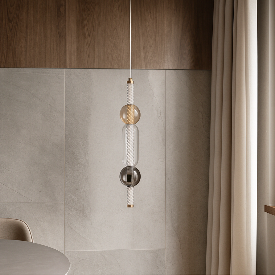 Підвісний світильник H-50 cm Led 7W 4000K Smoke+Amber Colours 251031-100006296
